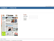 Tablet Screenshot of clic.larena.it